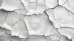 Cracked White Ceramic Texture for Background Design