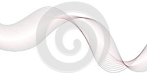 This image features a dynamic abstract design of overlapping, flowing lines creating a wave-like pattern