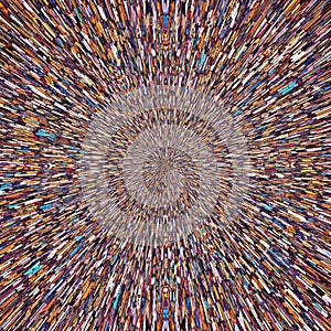 Vibrant Burst of Abstract Light Streaks