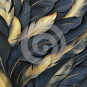 Luxurious Feather-Inspired Digital Artwork