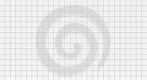 Seamless white grid paper background texture