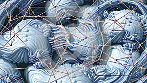 Abstract Network on Textured Surface