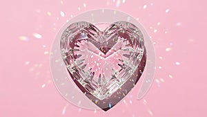 Pink Heart-Shaped Diamond