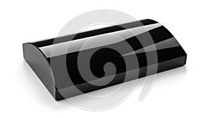 Sleek black rectangular object