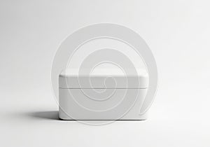 White electronic device isolated on white background