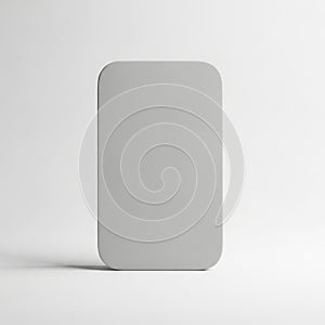 Modern rectangular object isolated on white background