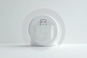 Modern white usb charger holder