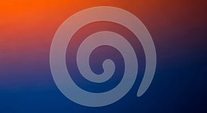 Vibrant Gradient Background: Orange to Deep Blue