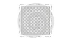 Checkered pattern square isolated on white background