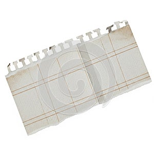 Stack of notepads isolated on white background