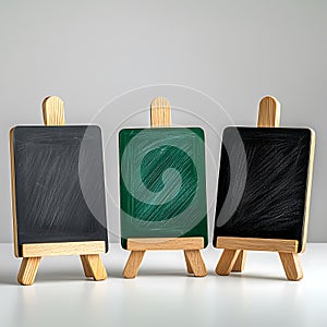 Isolated Blackboards on White Background
