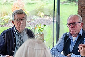 Engaging Conversation at a Senior Lunch