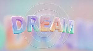 The image features the word 