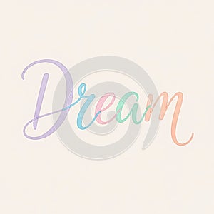 The image features the word 