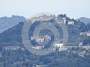 Views of Fiesole in Italy photo