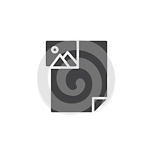 Image file document vector icon