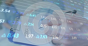Image of financial data processing over diverse doctors