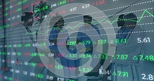 Image of financial data processing over diverse doctors