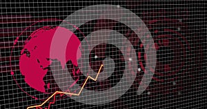 Image of financial data processing over grid