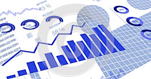 Image of financial data processing over grid