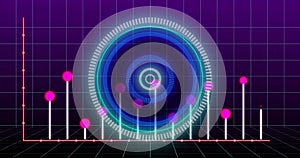 Image of financial data processing and scope scanning over grid