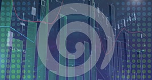 Image of financial data processing and statistics