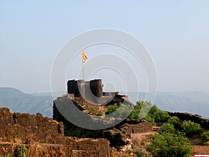 image of fort at pratapgad, mahabaleshwar