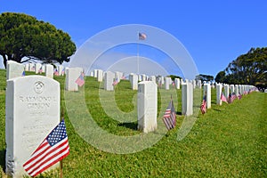 Fort Rosecrans Veterans Cemetery in San Diego