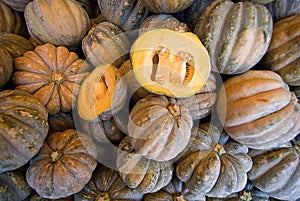 Fresh Calabaza Pumpkins photo