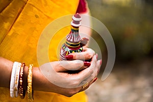 Image of gachkouto used in Indian Bengali wedding ceremony