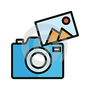 Image gallery Isolated Vector icon which can easily modify or edit