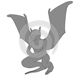 Image of gargoyle creature