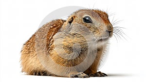 Cute Gopher Isolated on White Background for Design Projects