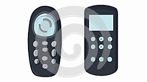 Modern Air Conditioner Remote Control Icon Vector Isolated on White Background