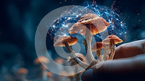 Psilocybin Brain Therapy with Magic Mushrooms for Mental Wellness