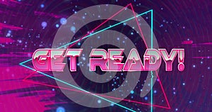 Image of get ready text over spots