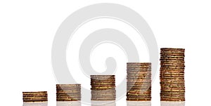 Image of Golden coins stack