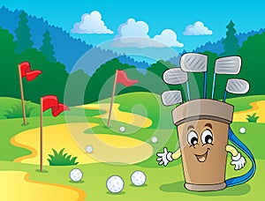 Image with golf theme 2