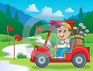 Image with golf theme 5