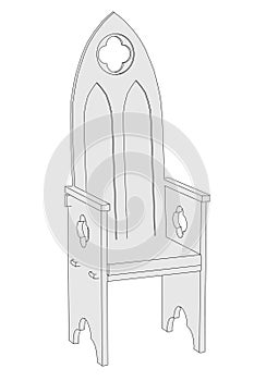 Image of gothic chair