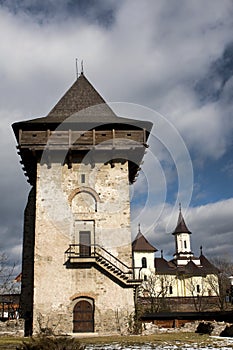 Image of Gura Humorului Monastery,Moldavia,Romania photo