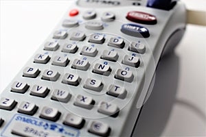 An Image of a Hand Label maker