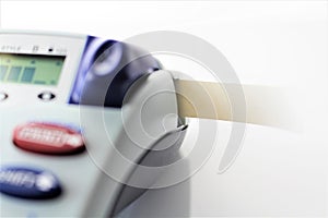 An Image of a Hand Label maker