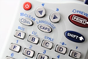 An Image of a Hand Label maker