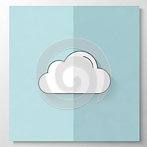 The image has a modern flat design style with a soft and simple aesthetic