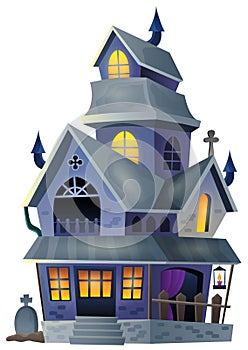 Image with haunted house thematics 1