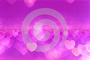 image of heart on a purple background white sparkles, generative ai painting