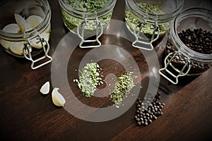 An image of herbs, kitchen, food