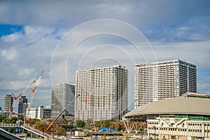 Image of high-rise apartment group of Tokyo