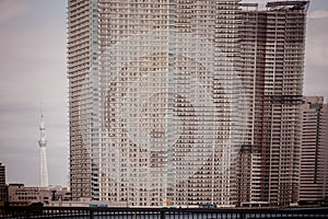 Image of high-rise apartment group of Tokyo